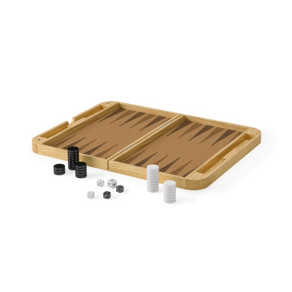 Joc Strategic Backgammon 24x5x37 cm, Lemn de Frasin - Umbra [9]