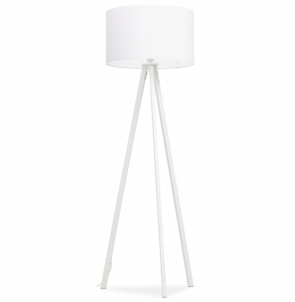 Lampa alba de podea TRIVET cu design modern 3 picioare albe / material / otel, FL00390WHWH - Kokoon [3]