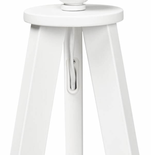 Lampa alba de podea TRIVET cu design modern 3 picioare albe / material / otel, FL00390WHWH - Kokoon [11]