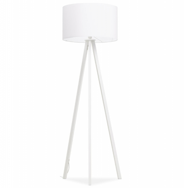 Lampa alba de podea TRIVET cu design modern 3 picioare albe / material / otel, FL00390WHWH - Kokoon [4]
