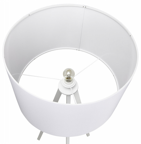 Lampa alba de podea TRIVET cu design modern 3 picioare albe / material / otel, FL00390WHWH - Kokoon [9]