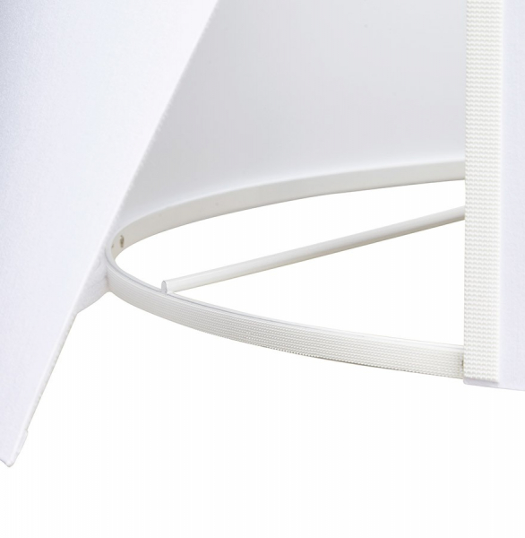 Lampa alba de podea TRIVET cu design modern 3 picioare / lemn / material, FL00380WHNA - Kokoon [6]