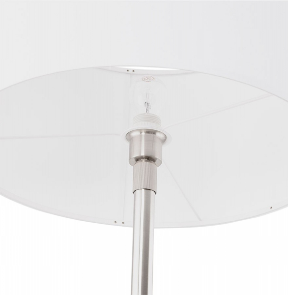 Lampa alba podea WINONA cu design modern si inaltime reglabila material / otel, FL00500WH - Kokoon [8]