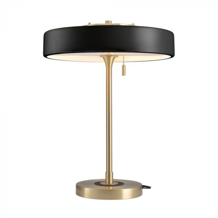 Lampa birou Art, diverse culori, design extravagant, suport auriu, MT21409-3-350.BLACK - King [2]