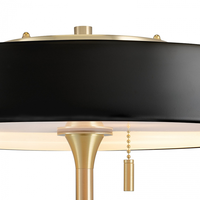 Lampa birou Art, diverse culori, design extravagant, suport auriu, MT21409-3-350.BLACK - King [4]