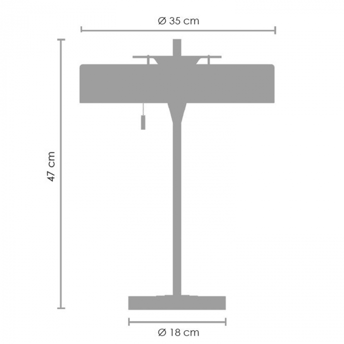 Lampa birou Art, diverse culori, design extravagant, suport auriu, MT21409-3-350.BLACK - King [7]