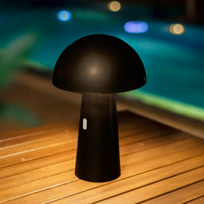 Lampa de Birou Shitake 16,5x8,5x25,5 cm, Abs Negru - New Garden [3]