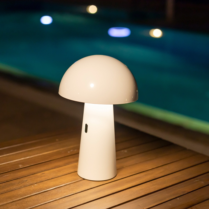 Lampă de Birou Shitake, Abs Alb - New Garden [2]