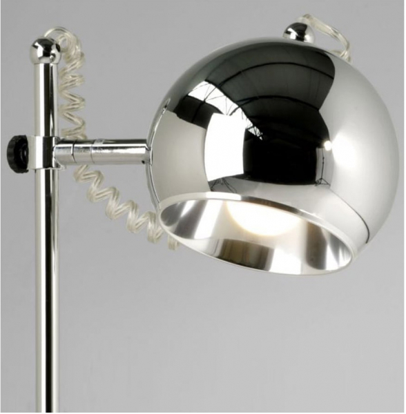 Lampa birou reglabila Eloise glob crom, suport metalic crom, design modern, TL00020CH - Kokoon [2]