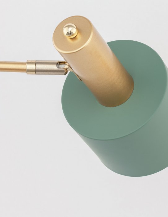 Lampa de masă alba/verde menta Mesha, din metal, 9426652 - Novaluce [6]