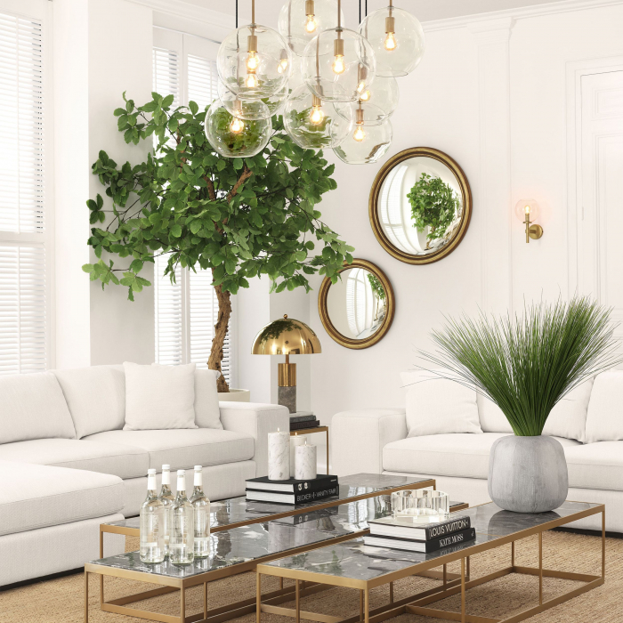   Lampă de masă Flair L finisaj bronz inclus abajur 112612 EICHHOLTZ [2]
