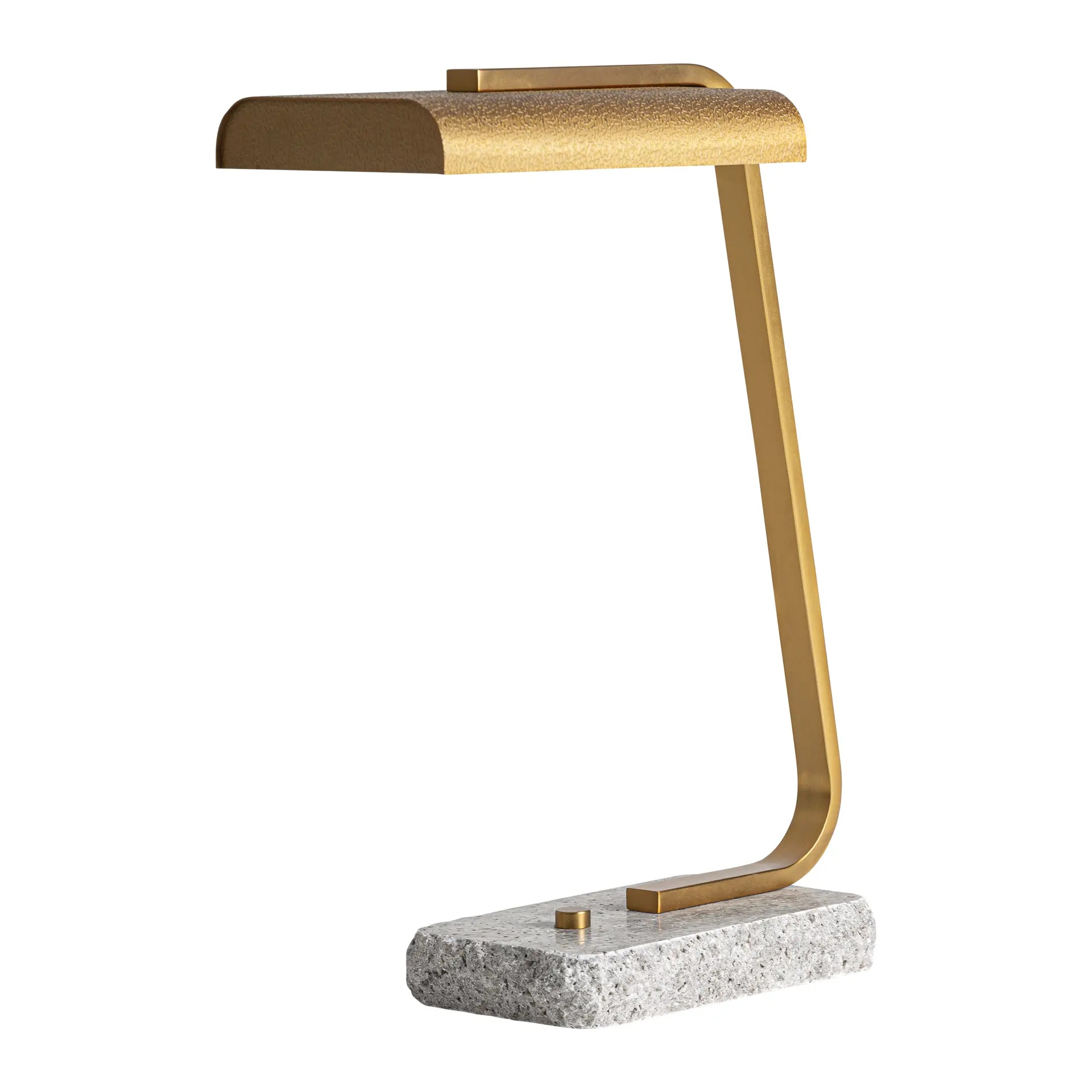 Lampa de Masa Banshe din Fier și Marmura Gri, 39x18x52cm, VicalHome 38137 VicalHome 38137 [2]