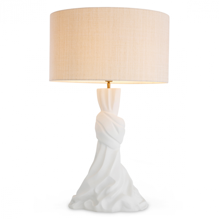   Lampă de masă Banyan cu finisaj alb, inclusiv abajur 119587 EICHHOLTZ [4]