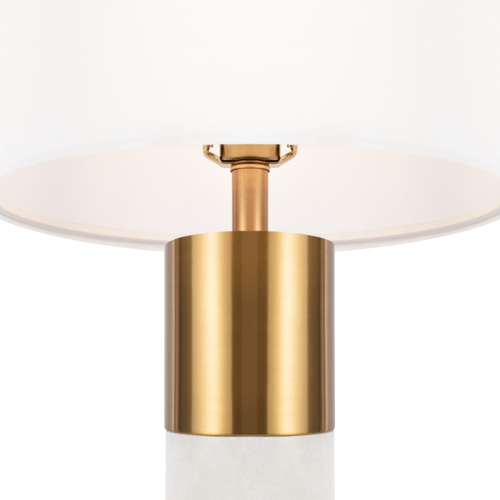 Lampă de masă Bianco, Metal și alabastru Alamă, 60W, MAYTONI Z030TL-01BS [5]