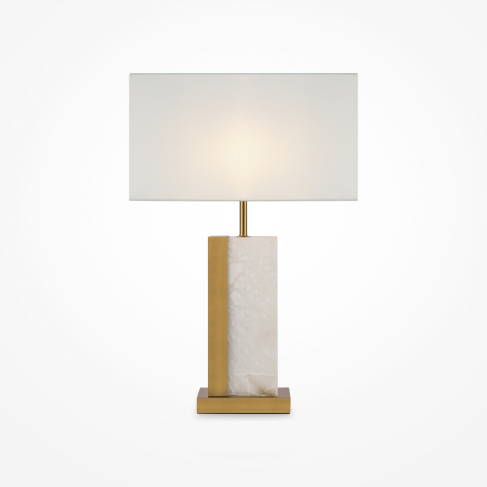 Lampă de masă Bianco, Metal și alabastru Alamă, 60W, MAYTONI Z031TL-01BS [4]