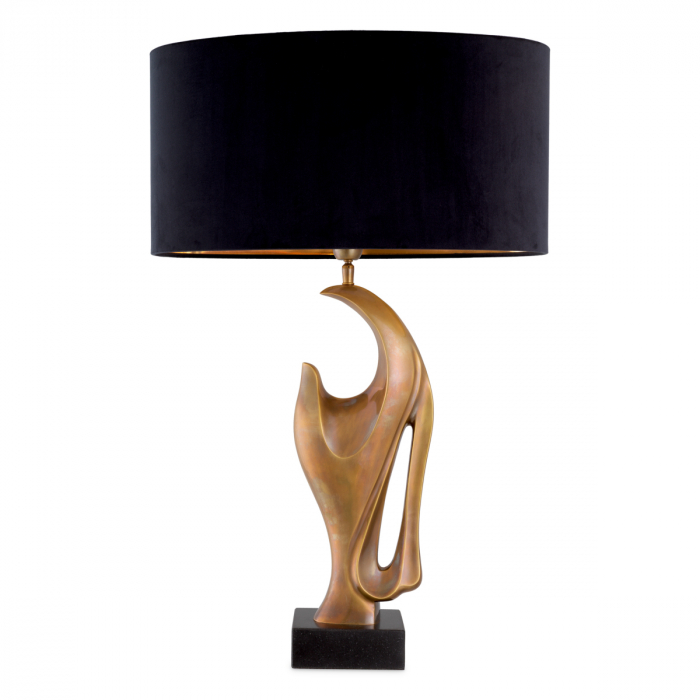   Lampă de masă Brunetti cu finisaj din alamă vintage, inclusiv abajur. 117523 EICHHOLTZ [3]