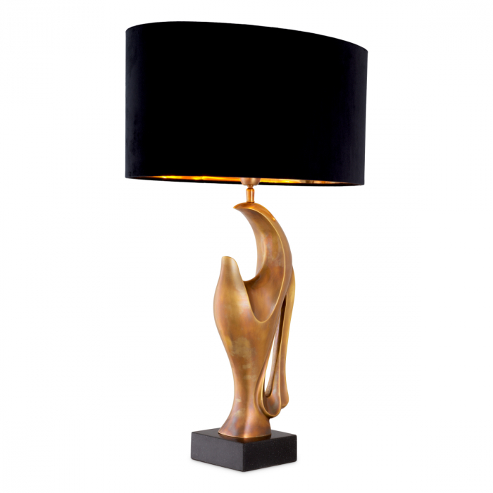   Lampă de masă Brunetti cu finisaj din alamă vintage, inclusiv abajur. 117523 EICHHOLTZ [5]