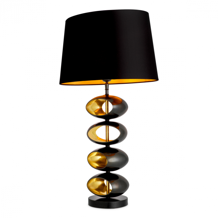   Lampă de masă Canzo finisaj gunmetal inclus abajur 118776 EICHHOLTZ [1]