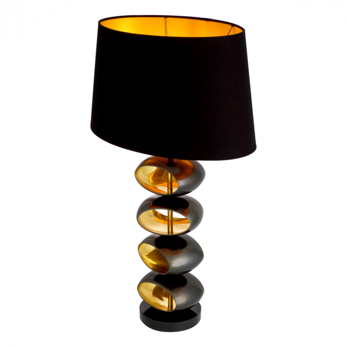   Lampă de masă Canzo finisaj gunmetal inclus abajur 118776 EICHHOLTZ [4]