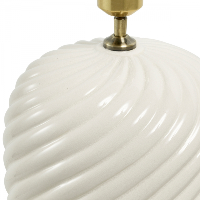   Lampă de masă Savona ceramică albă cu abajur 110908 EICHHOLTZ [4]