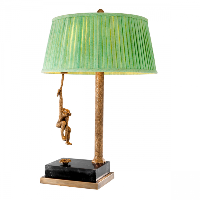   Lampă de masă Jungle finisaj din alamă vintage inclusiv abajur 112203 EICHHOLTZ [1]