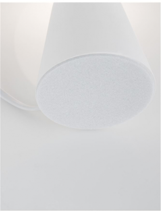 Lampa de masa gri/alba beton Chiro 20 cm, abajur sticla, 9577010 - Novaluce [15]