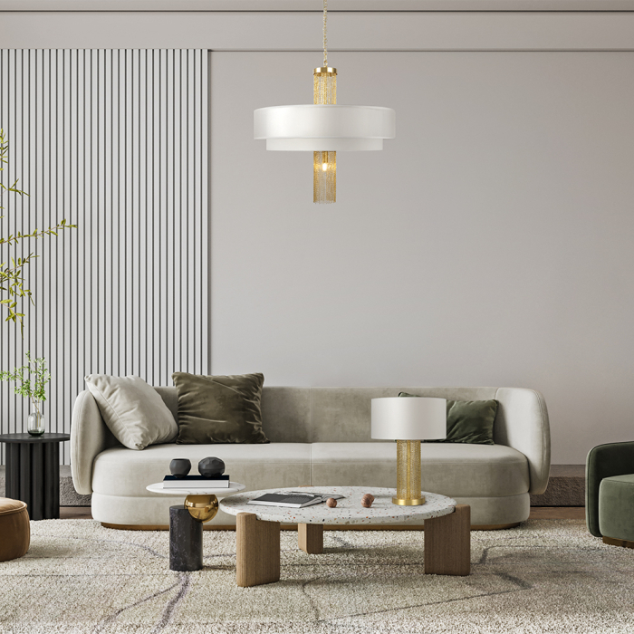 Lampă de masă IMPRESSIVE, Oțel inoxidabil Auriu, 40W, MAYTONI MOD151TL-01G [6]