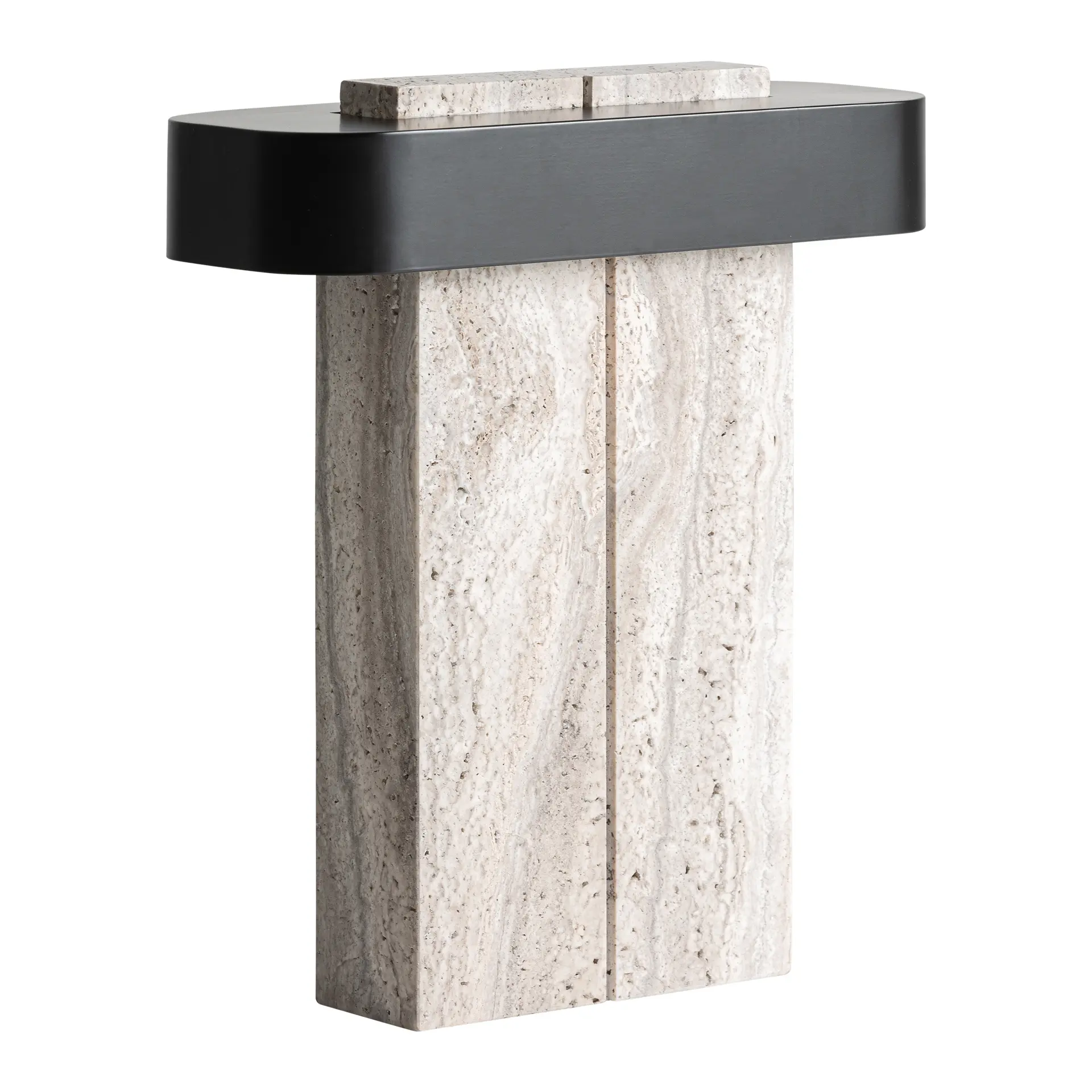 Lampa de Masa Kira din Fier și Marmura Culoare Ivoriu, 42x17x47cm, VicalHome 38139 VicalHome 38139 [2]
