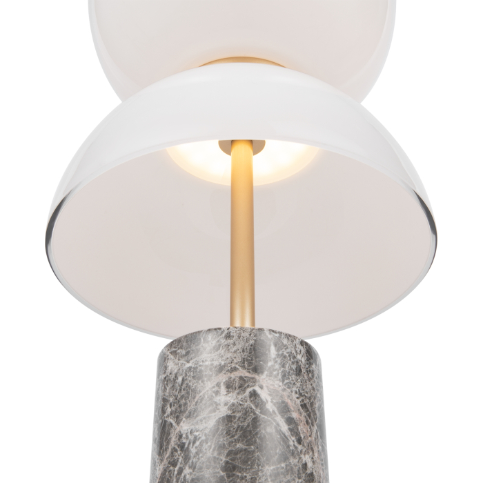 Lampă de masă Kyoto, Metal și marmură Auriu și gri, 11W, MAYTONI MOD178TL-L11GR3K [12]