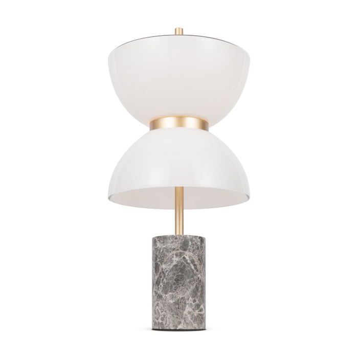 Lampă de masă Kyoto, Metal și marmură Auriu și gri, 11W, MAYTONI MOD178TL-L11GR3K [9]