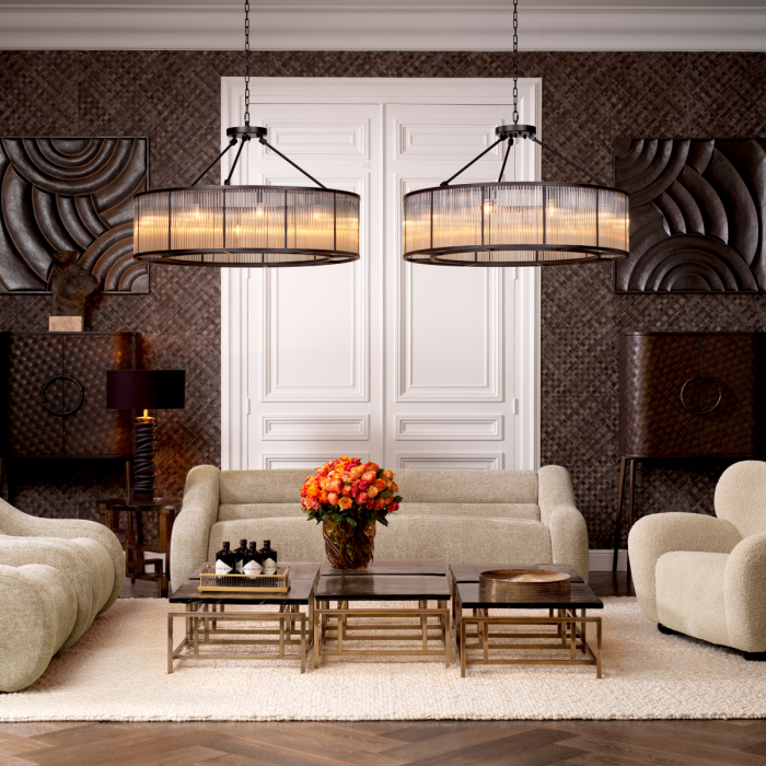   Lampă de masă Lorieux finisaj bronz inclusiv abajur 118016 EICHHOLTZ [2]