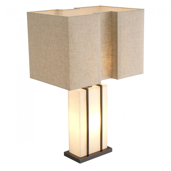   Lampă de masă Graham cu finisaj bronz accent inclus abajur 115650 EICHHOLTZ [4]