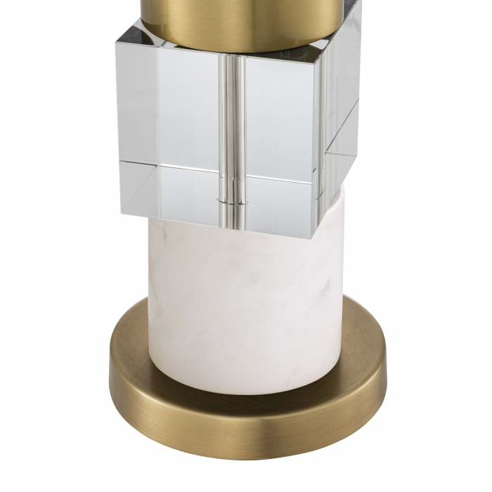   Lampă de masă Cullingham din marmură albă inclusiv abajur 116451 EICHHOLTZ [6]