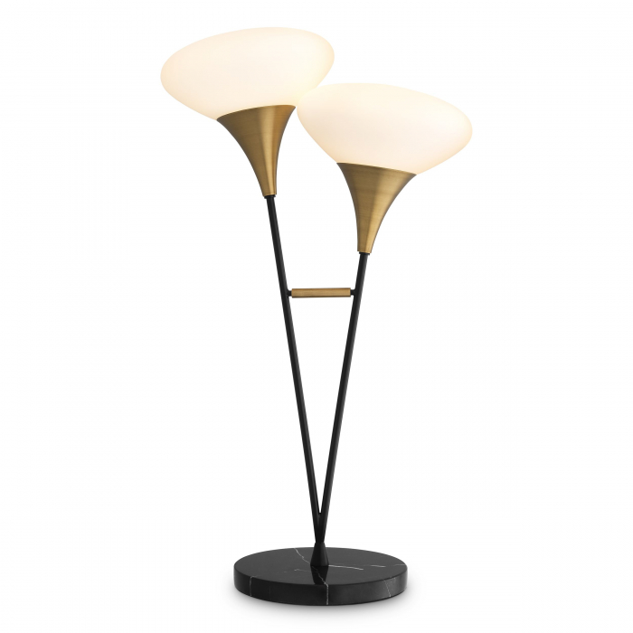 Lampa de masa lux Duco 50x87 cm cu baza din marmura neagra | Eichholtz - 115857 [2]