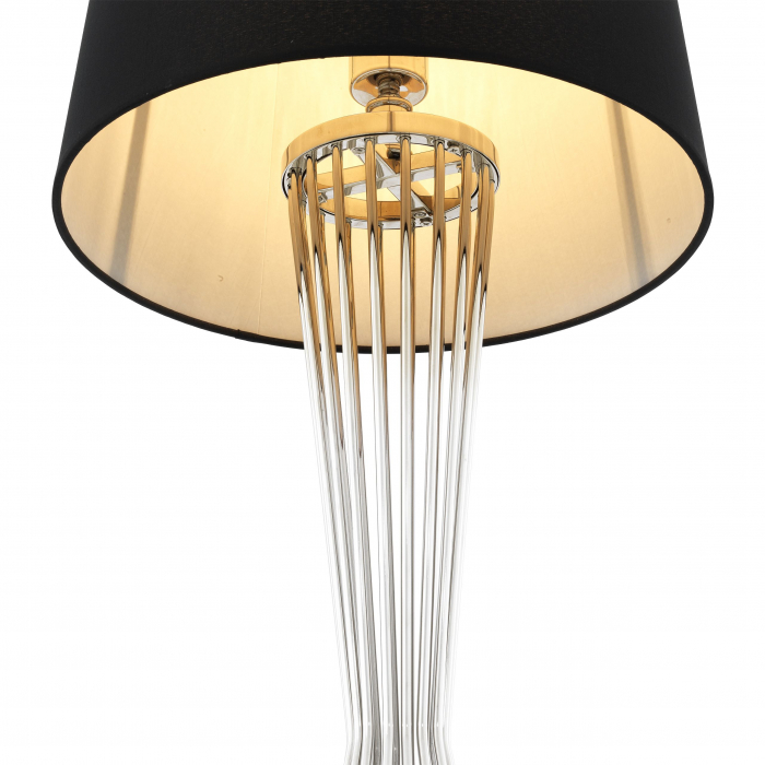 Lampa de masa lux Holmes neagra cu baza nichel | Eichholtz - 111757 [2]