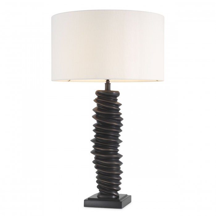  Lampă de masă Miro finisaj bronz accent inclus abajur 114171 EICHHOLTZ [2]
