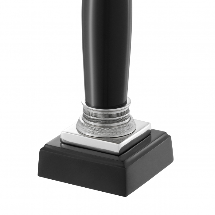 Lampa de masa lux Napoleon stil neoclasic, abajur negru catifea | Eichholtz - 101655 [3]