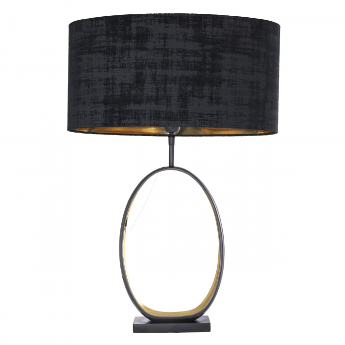   Lampă de masă Saturnia cu finisaj gunmetal inclusiv abajur 114177 EICHHOLTZ [5]