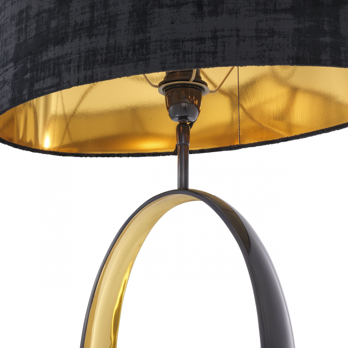   Lampă de masă Saturnia cu finisaj gunmetal inclusiv abajur 114177 EICHHOLTZ [6]
