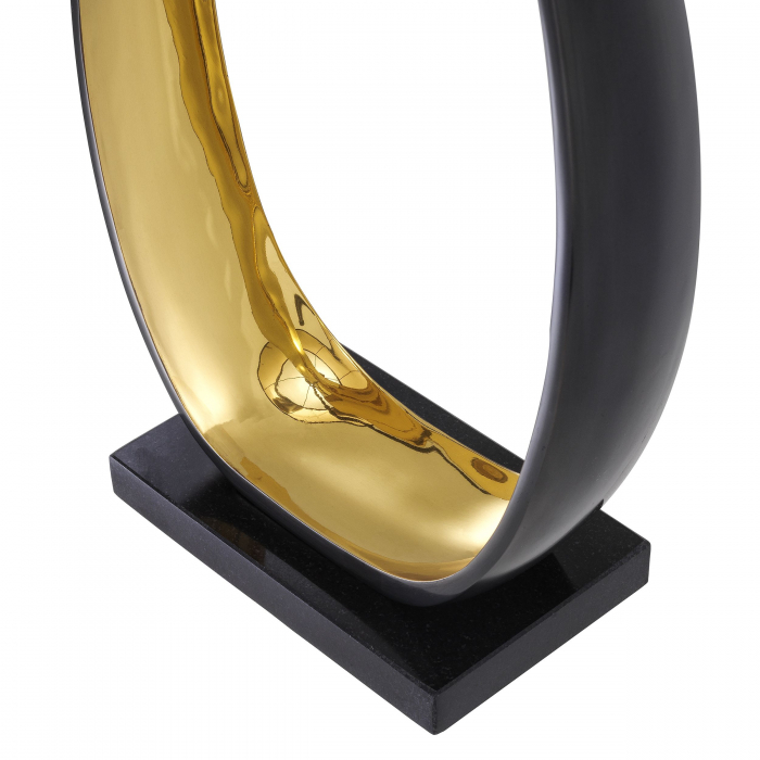   Lampă de masă Saturnia cu finisaj gunmetal inclusiv abajur 114177 EICHHOLTZ [7]