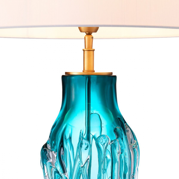 Lampa de masa lux Torian cu baza sticla albastra | Eichholtz - 111605 [4]
