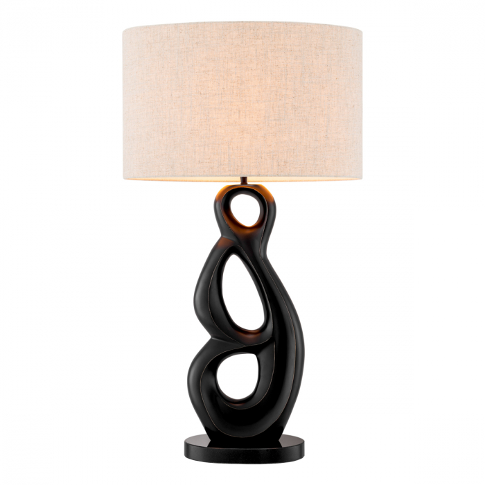   Lampă de masă Macias finisaj bronz cu accent inclus abajur 118162 EICHHOLTZ [3]