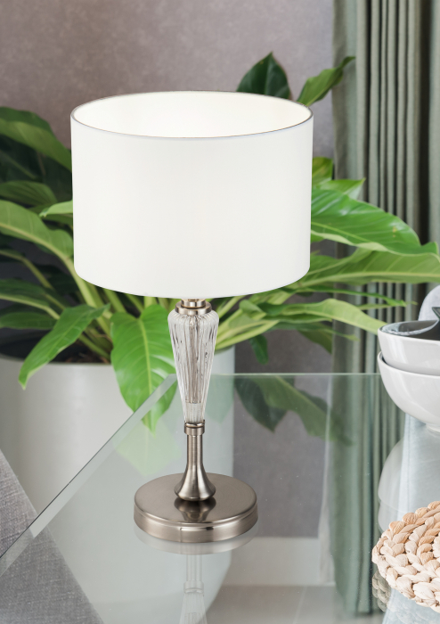 Veioza Alicante MOD014TL-01N, cu intrerupator, 1xE14, crom+alba, IP20, Maytoni [2]