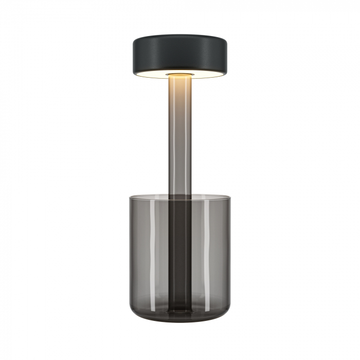 Veioza LED MOD229TL-L3B3K3, dimabila, cu intrerupator, 3W, 120lm, lumina calda+neutra, IP20, fumurie+neagra, Maytoni [1]