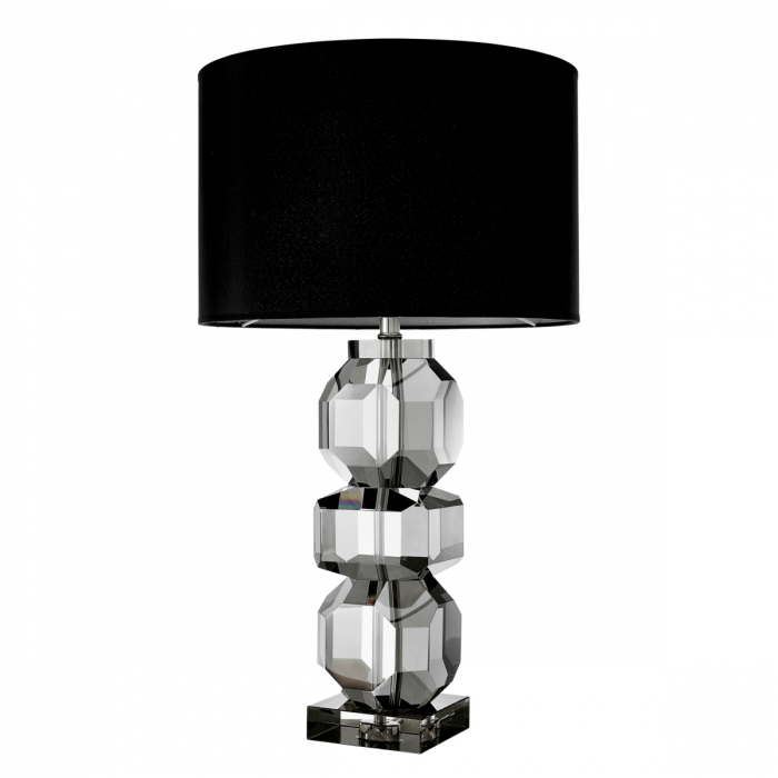   Lampă de masă Mornington cristal fum inclus abajur 110634 EICHHOLTZ [3]