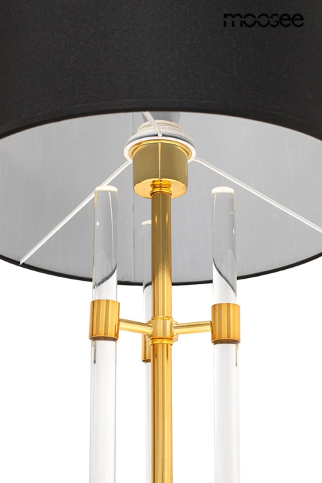 Lampă de Masă Moxy 35x35x66,5 cm, Auriu, Negru - Moosee [3]