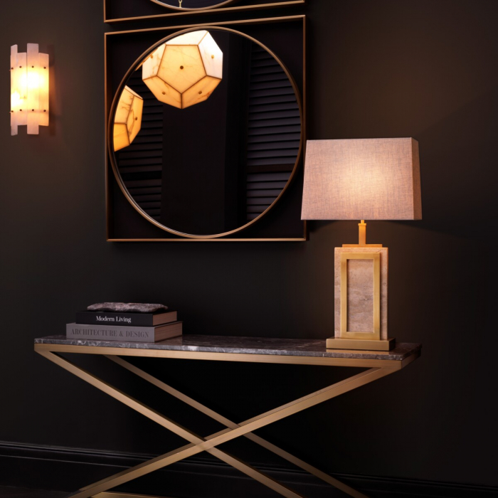   Lampa de masă Murray travertin cu abajur 116838 EICHHOLTZ [2]