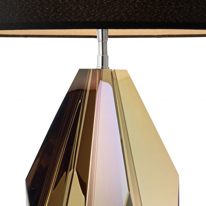   Lampă de masă Setai din sticlă cristal amber, inclusiv abajur. 110361 EICHHOLTZ [2]