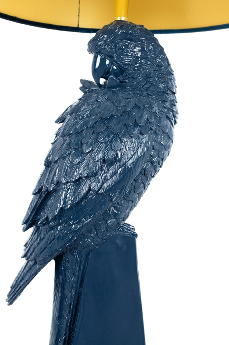 Lampă de Masă Parrot 84, Țesătură Albastru - Kare Design [7]