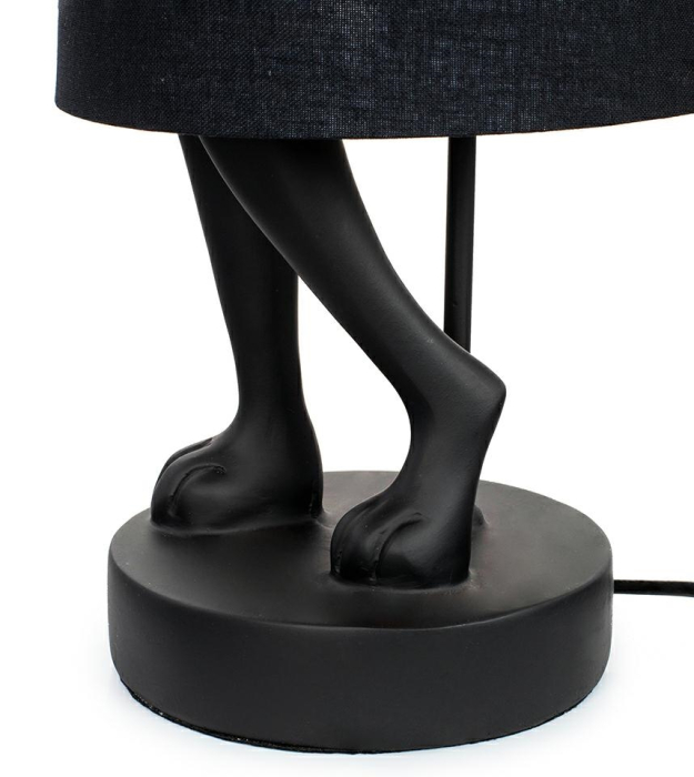 Lampă de Masă Rabbit 23x26x68 cm, Negru Vopsit Prin Pulverizare Electrostatică - Kare Design [6]